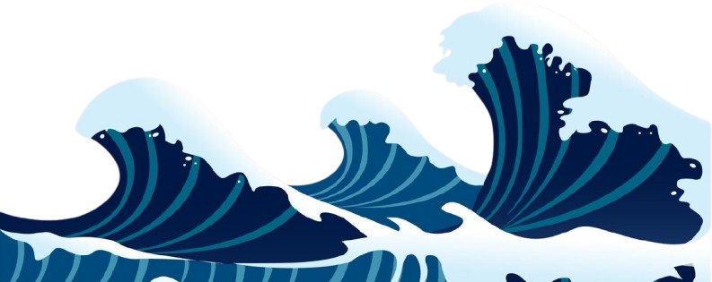 A graphic of waves